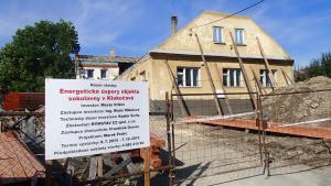 Energetické úspory objektu sokolovny v Klokočově 1